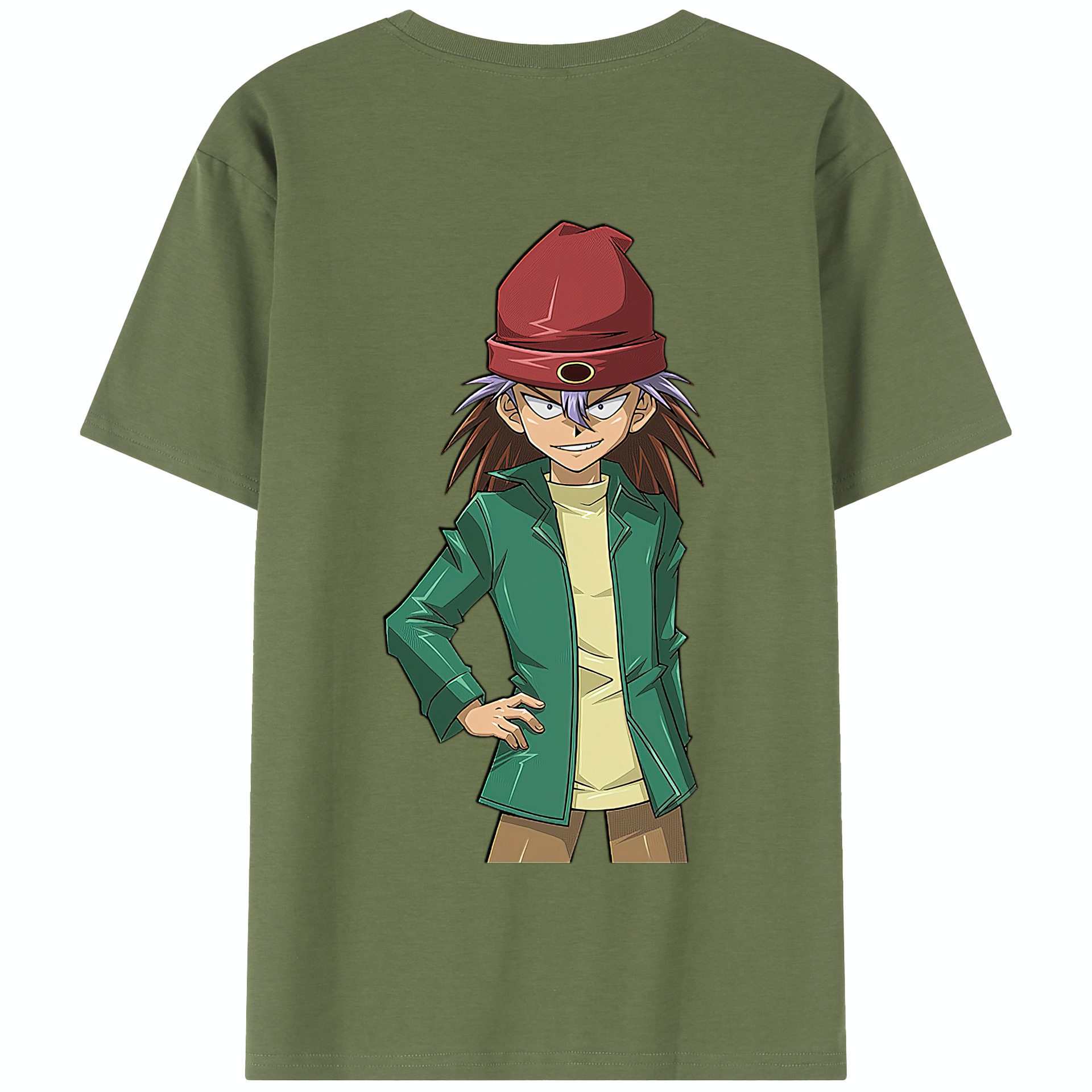 （画像用） 遊☆戯☆王 Yu-Gi-Oh! 綿100％半袖Tシャツ（背面プリント）